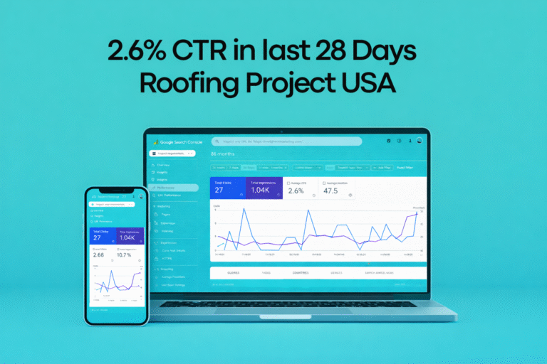 2.6 ctr increased for roofing company Miami USA