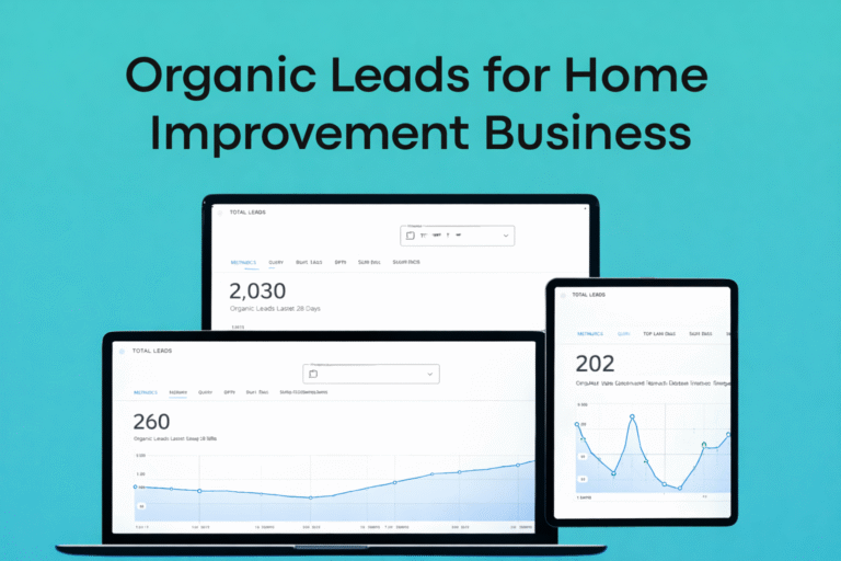 organic leads for home improvement business usa
